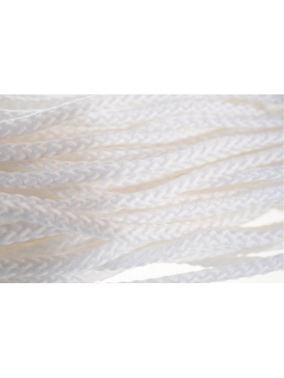Плетеный шнур ПЭ 3,5 мм, 16-прядный, белый, 20 м Tech-Krep 140350