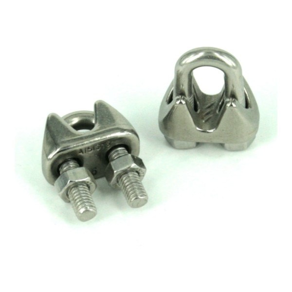 Зажим троса Госкреп АРТ 9074, D4 мм, нержав. сталь, 2 шт. 10-0026100