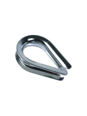 Коуш для троса EKF DIN 6899, 4 мм (100 шт.) ksh-4