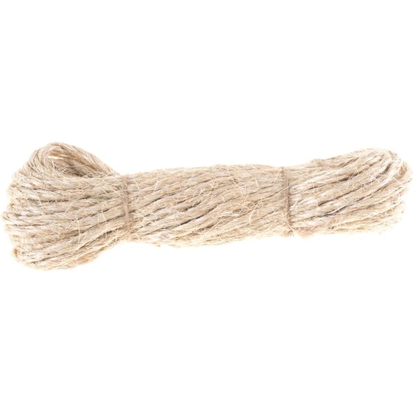 Сизалевая крученая веревка Стройбат 8 мм, 15 м 219590