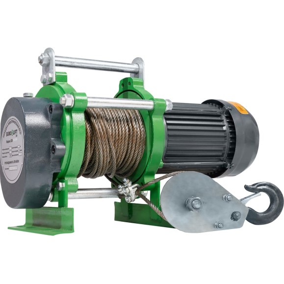 Лебедка электрическая EURO-LIFT KCD 300/600кг, 30/15м, U=220 00019833