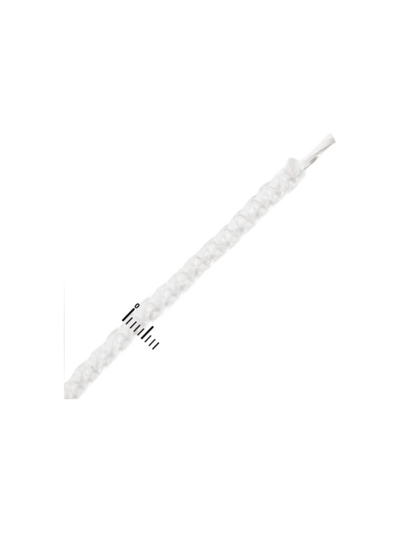 Вязаный шнур (ПП, 4 мм, с сердцевиной, универсальный, белый, 50 м) Tech-Krep 139930