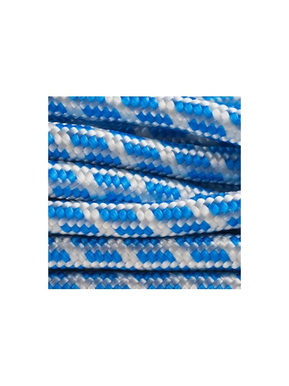 Плетеный шнур ПП 8 мм с сердечником, 24-прядный высокопрочный, цветной, 30 м Tech-Krep 140342
