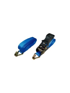 Стяжной ремень UVE 0,4/0.8 т, 5 м, 25 мм, синий, ERGO RS2-25-1000-5-ergo-blue