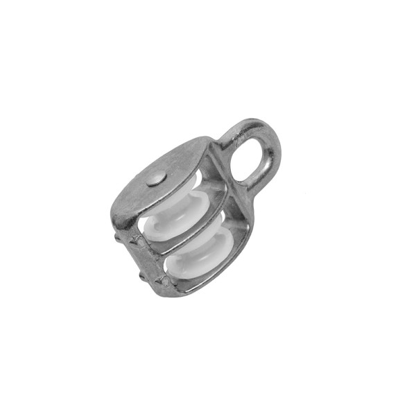 Двойной блок КРЕП-КОМП шкив пластиковый 30 мм, 8 мм, 1 шт. бд30мф