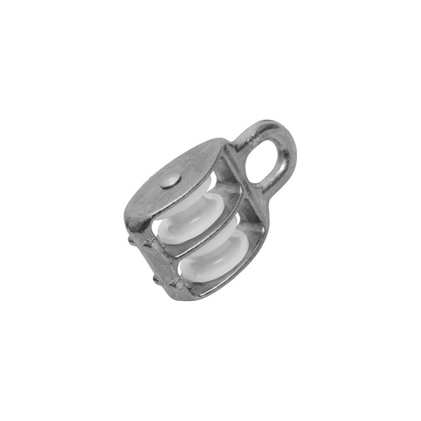 Двойной блок КРЕП-КОМП шкив пластиковый 25 мм, 7 мм, 1 шт. бд25мф