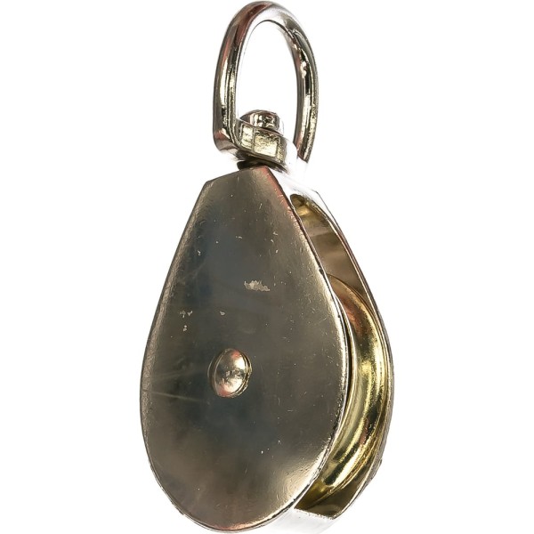 Одинарный блок для троса ПАРТНЕР оцинкованный, металлический шкив 50мм трос 12мм 4690250050649