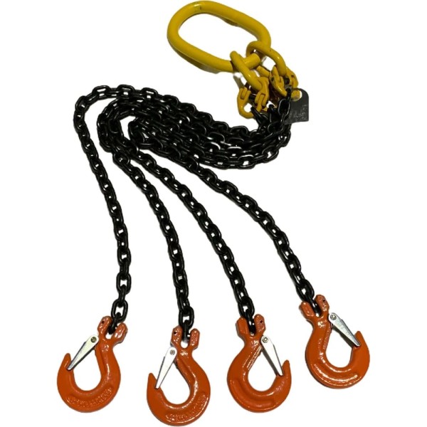 Цепной четырехветвевой строп ТРАСТ 4СЦ 4,3 т, 3000 мм, 8 класс 4687201915492