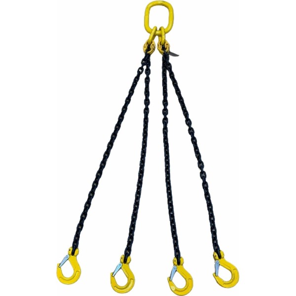 Цепной четырехветвевой строп ТРАСТ 4СЦ 4,3 т, 2000 мм, 8 класс 4687201915478