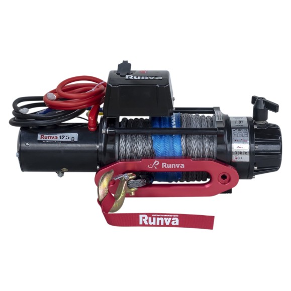 Автомобильная электрическая лебёдка RUNVA 12V 12500 lbs 5670 кг EWB12500SSR