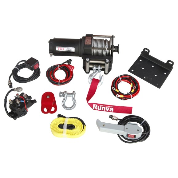 Электрическая лебёдка RUNVA 12V 3000A lbs 1361 кг EWX3000A