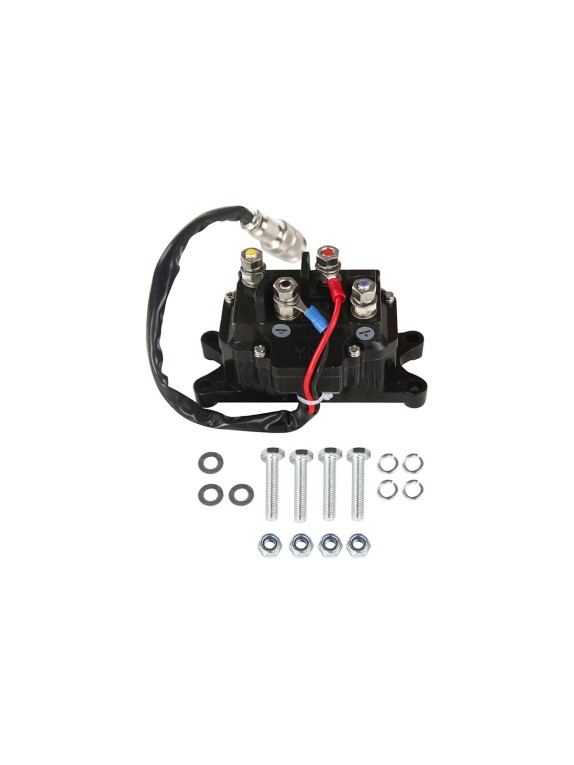 Электрическая лебёдка RUNVA 12V 3500A lbs 1588 кг синтетический трос EWT3500ASR