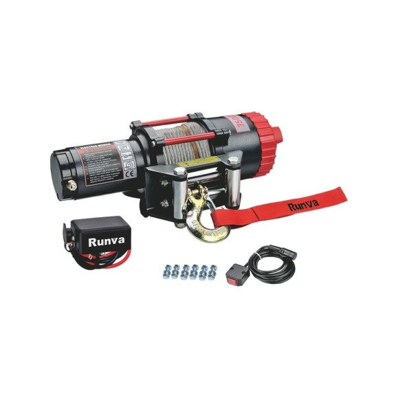 Электрическая лебёдка RUNVA 12V 3500A lbs 1588 кг EWT3500A Электрическая лебёдка RUNVA 12V 3500A lbs 1588 кг EWT3500A