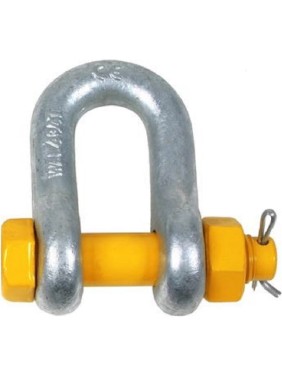 Такелажная прямая скоба со шплинтом HAKLIFT грузоподъемность 25 т SAK250SLBP