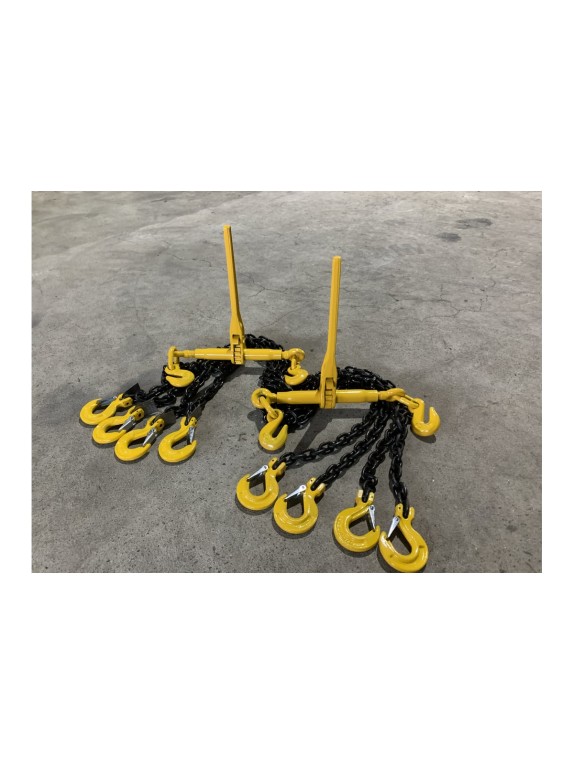 Крепежная цепь ТРАСТ комплект с талрепом 13 мм, 5000 мм, крюк-крюк 4687201914419