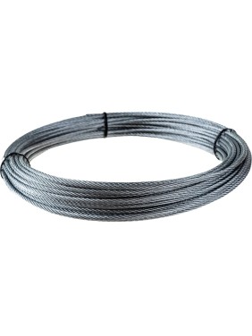 Стальной трос для растяжки DIN 3055 4 мм, 30 м Tech-Krep 127849