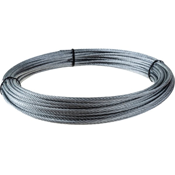 Стальной трос для растяжки DIN 3055 4 мм, 30 м Tech-Krep 127849