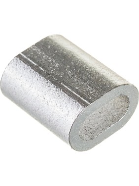 Прижимной зажим-наконечник для троса 3мм DIN 3093 2шт - ярлык Tech-Krep 102757