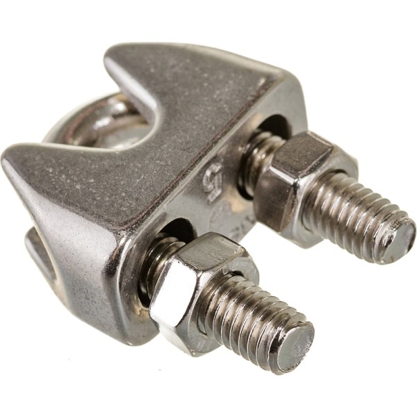 Зажим троса Госкреп АРТ 9074, D5 мм, нержав. сталь, 2 шт. 10-0026110