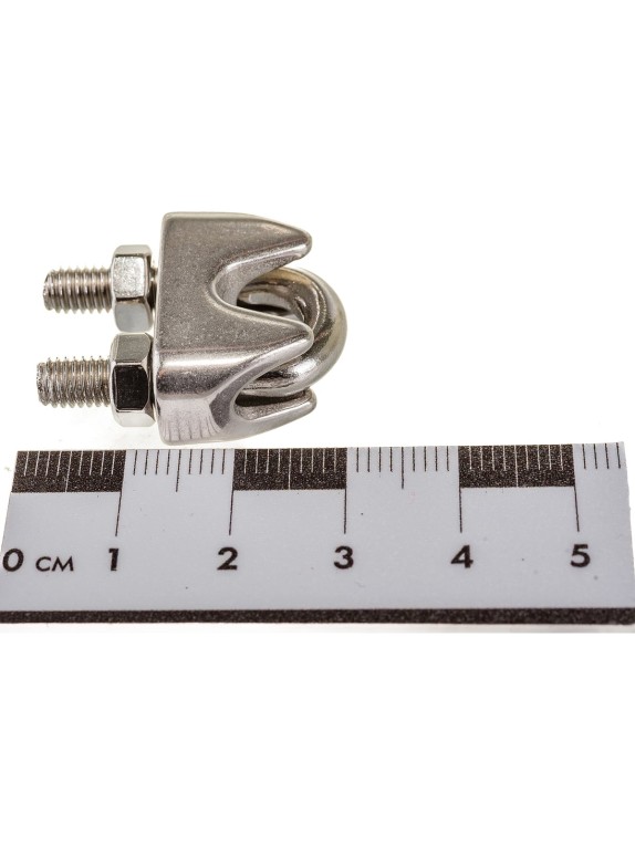 Зажим троса Госкреп АРТ 9074, D5 мм, нержав. сталь, 2 шт. 10-0026110