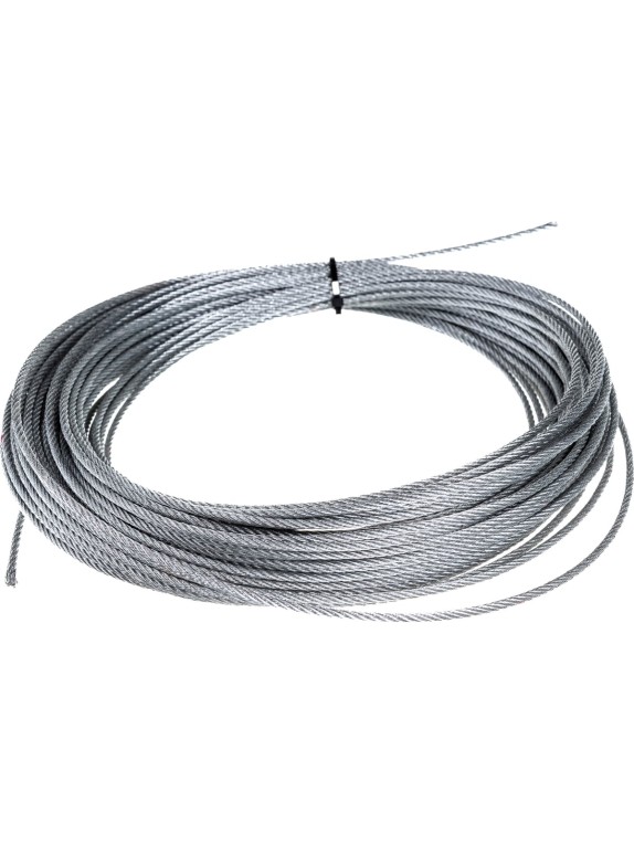 Стальной трос для растяжки DIN 3055 4 мм, 30 м Tech-Krep 127849