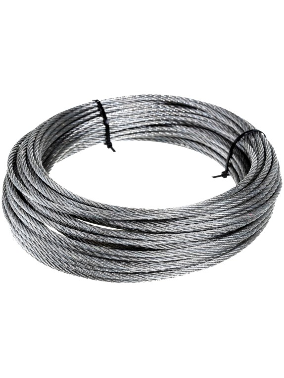 Стальной трос для растяжки DIN 3055 5 мм упак. 30м- накл. Tech-Krep 127851