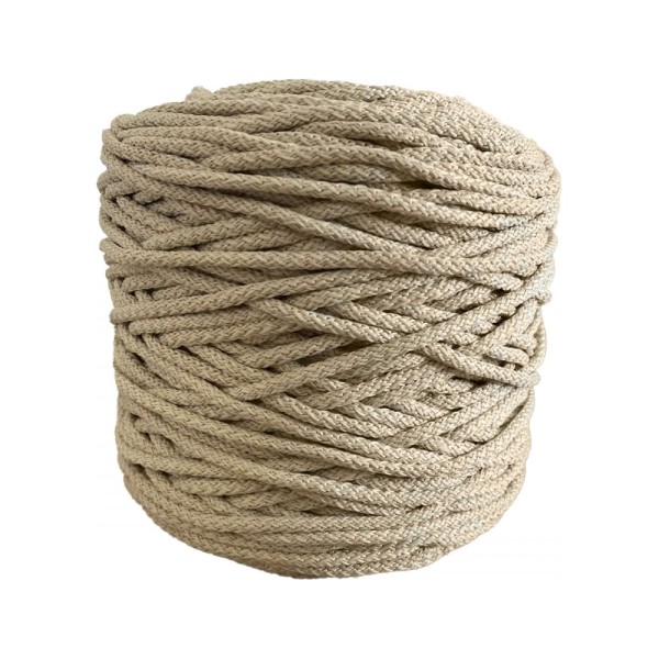 Полиэфирный шнур ЭБИС 5 мм 200 м песочный № 99 75260