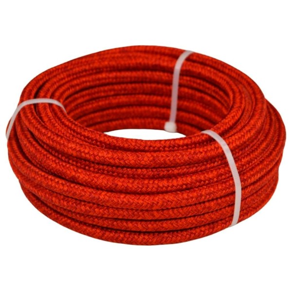 Текстильный плетеный шнур truEnergy синтетический, 8 мм красный шайба 10 м 12971