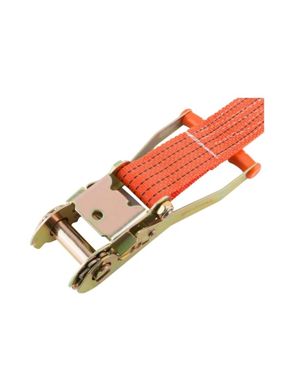 Ремень для крепления груза FIT храповый механизм 196 мм, лента 50 мм x 6 м, 2000/4000 кг 64920