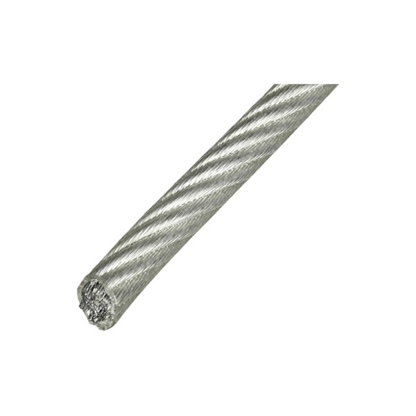 Стальной трос в ПВХ оплетке МЕТАЛЛСЕРВИС DIN 3055, 4/5, 200 м 1230954