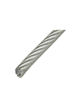 Стальной трос в ПВХ оплетке МЕТАЛЛСЕРВИС DIN 3055, 1/2, ПР-2.0, 200 м 1230953