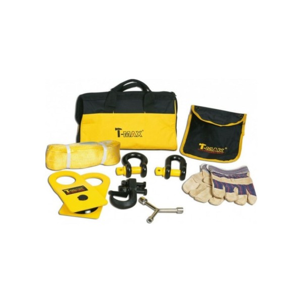 Набор аксессуаров T-Max блок, шаклы, стропа, крюк, перчатки TM W0151