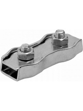 Канатный двойной зажим КРЕП-КОМП Duplex 8 мм, 1 шт. зд8мф