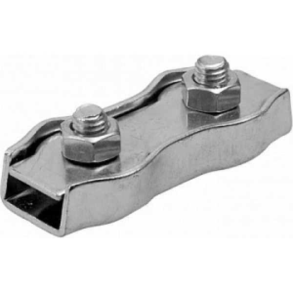 Канатный двойной зажим КРЕП-КОМП Duplex 8 мм, 1 шт. зд8мф