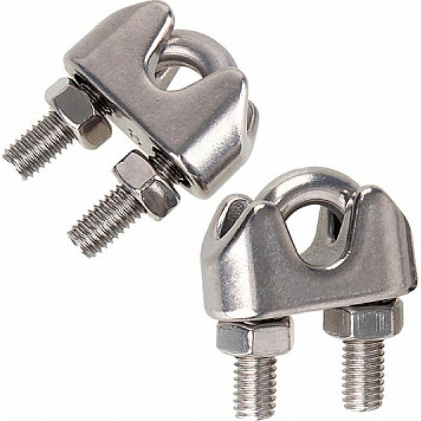 Канатный зажим КРЕП-КОМП нержавейка А2, DIN 741, М10 20 шт. зкн10