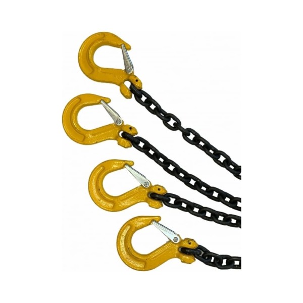 Цепной строп Сталь-91 4СЦ - 6,7т/8м звено ОВ увеличенное и укоротители 4687202314492