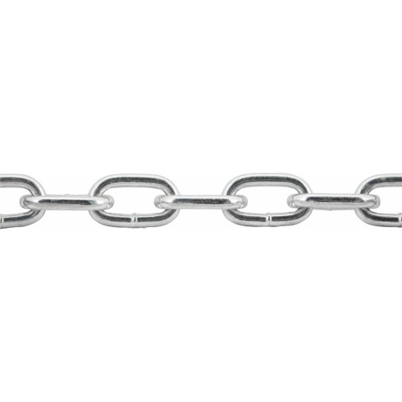 Сварная цепь STARFIX короткозвенная оцинкованная SLC M5 DIN 766 бухта 40 м SMP-63685-40