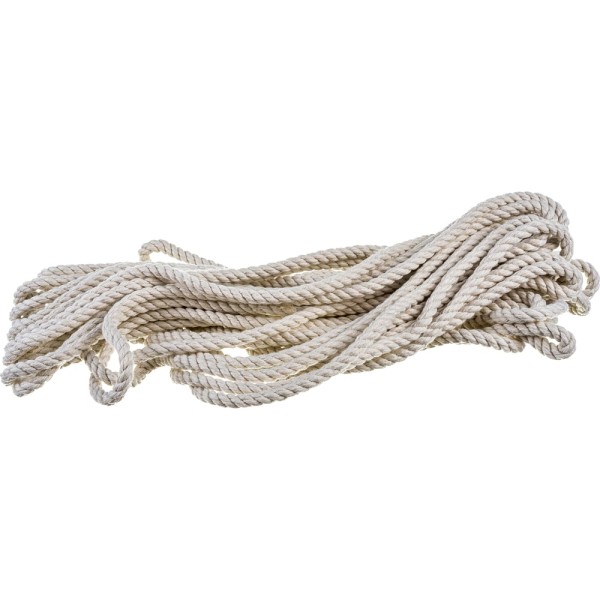 Хлопчатобумажный канат ЭБИС 6 мм 20 м белый 70555