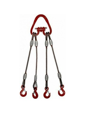 Канатный четырехветвевой стальной строп КанТраст  4СК 6,3/4000 (опрессовка) 4SKO634000