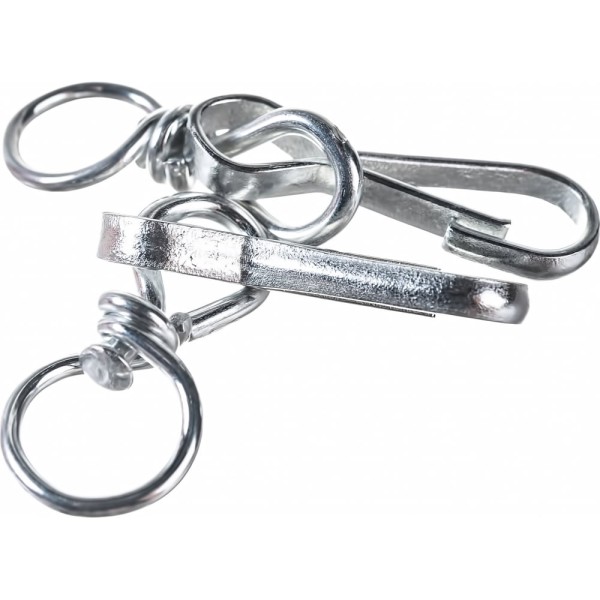 Карабин Невский Крепеж тип А с вертлюгом 30 мм ZN 2шт 827246