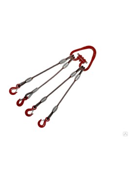 Канатный четырехветвевой стальной строп КанТраст  4СК 6,3/6000 (опрессовка) 4SKO636000