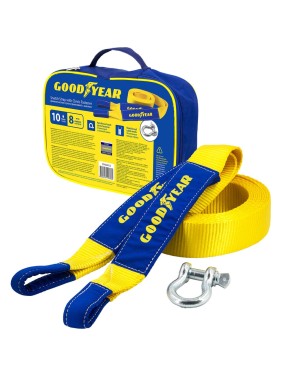 Динамическая стропа Goodyear рывковая, с шаклом, 10 тонн, 8 метров GY004013