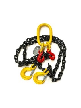 Двухветвевой цепной строп ТамбовТехСнаб 2СЦ 7.5 т, 4 м, с укорачивающими крюками 7930124367617