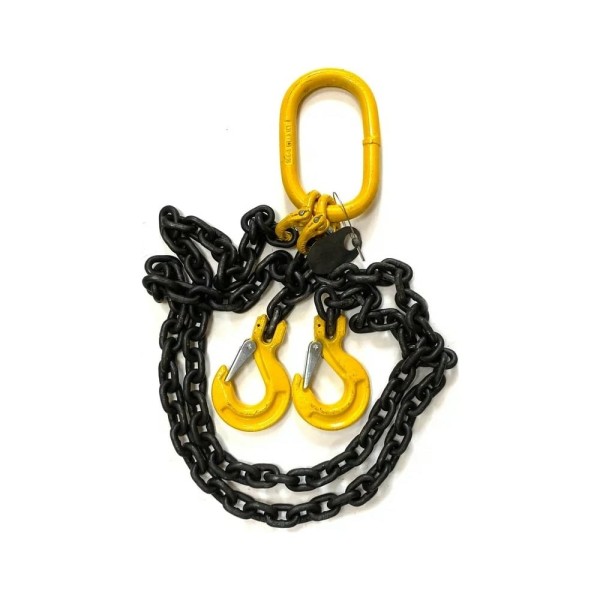 Двухветвевой цепной строп ТамбовТехСнаб 2СЦ 1.6 т, 1 м 7930124366856
