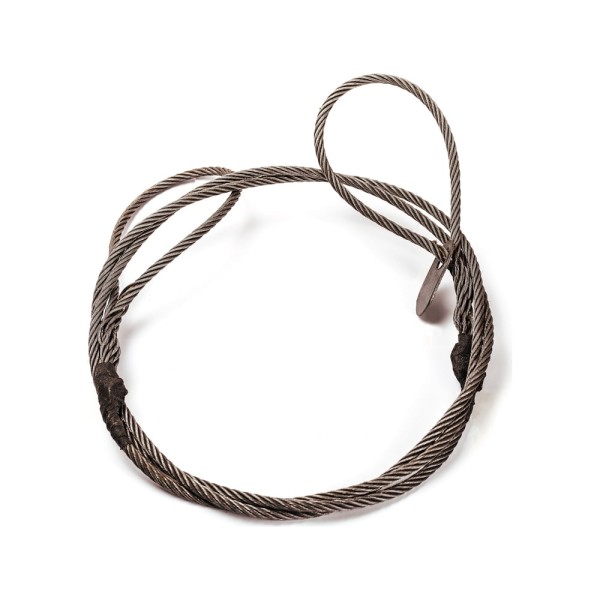 Канатный петлевой строп ТамбовТехСнаб СКП 1 т, 9 м, заплетка 7930124360502