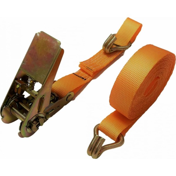 Стяжной ремень с крюками для крепления груза АБСОЛЮТ 0,4/0,8 т, L=6,5 м 7930121035663