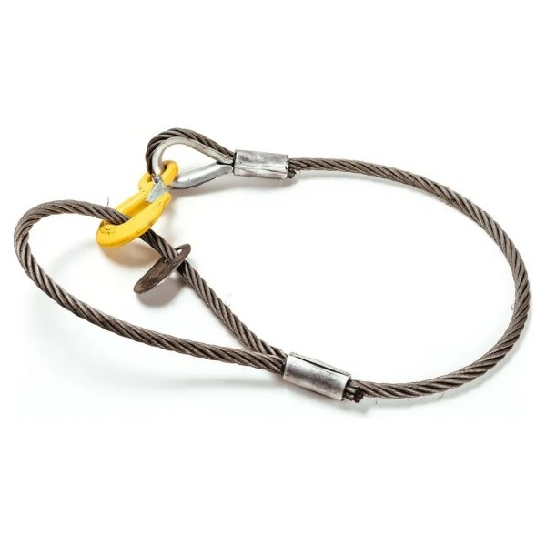 Одноветвевой канатный строп ТамбовТехСнаб 1СК 0.8т 3м опрессовка 7930124369345