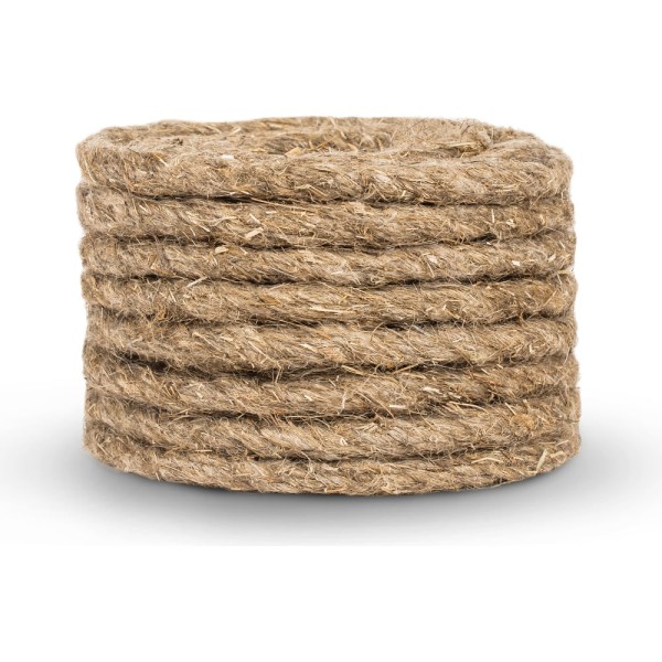 Пеньковая веревка ЩИТ П 3-прядная, диаметр 8 мм, в отрезках по 15 м ЦН 13738-1