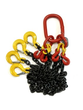 Цепной четырехветвевой строп ТамбовТехСнаб 4СЦ 2.36 т, 6 м, с укорачивающими крюками 7930130711916