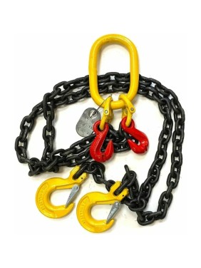 Двухветвевой цепной строп ТамбовТехСнаб 2СЦ 4.25 т, 8 м, с укорачивающими крюками 7930130711657